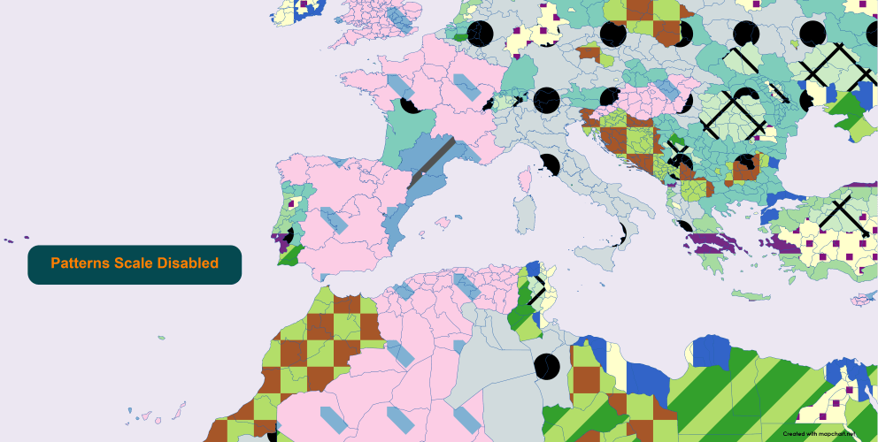 nonscaling patterns world subdivisions map zoomed in